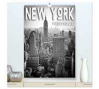 New York Vertical (hochwertiger Premium Wandkalender 2026 DIN A2 hoch), Kunstdruck in Hochglanz: Die New Yorker Wolkenkratzer sind ein Wahrzeichen von ... wie ihn viele Besucher gerne erleben.