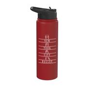 New York Vintage Retro Style Design Ballet Dancing Stainless Steel Insulated Water Bottle
