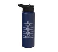 New York Vintage Retro Style Design Ballet Dancing Stainless Steel Insulated Water Bottle
