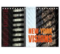 NEW YORK visions (Tischkalender 2026 DIN A5 quer), CALVENDO Monatskalender: Manhattan bietet faszinierende Blickfänge !
