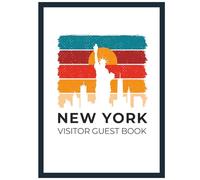 New York Visitor Guest Book: Vacation Rental Log, Memory Notebook & Tourist Travel Sign-In Journal for Guests to Record Memories of Their Urban ... City Hotel, Metropolitan Stay, Downtown Condo