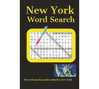 New York Word Search: 30 word search puzzles related to New York