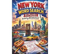 New York Word Search: 55 Fun Puzzles Inspired by the Sights, Sounds, and Culture of New York | 110 pages, 6" x 9" | 55 Puzzles
