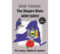 New York Word Search Puzzle Book: Word Searches with Easy to Read Print About New York | 6x9 inches | 110 Pages | 50 + Puzzles...Gift for Vacations, Holidays, and Relaxing