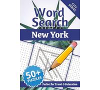 New York Word Search Puzzle Book: Word Searches with Easy to Read Print about New York Landmarks, Food, Nature and More | 6x9 inches, 110 pages | 50+ ... | Gift for Vacations, Holidays and Free Time