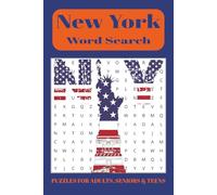New York Word Search Puzzle Book: Word Searches with Easy to Read Print about New York lifesytle, atractions, food and More | 6x9 inches, 110 pages | ... … Gift for Vacations, Holiday and Free Times