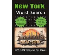 New York Word Search Puzzle Book: Word Searches with easy to Read Print about New York, New York Traditions, New York Events and More | 6x9 inches, ... Gift for vacations, Leisure Times and Travels