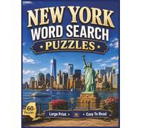 New York Word Search Puzzles: For Kids & Adults of All Ages! | 8.5x11 in. | 60 Puzzles | Large Print | Easy to Read (The Americana Series)