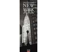 New York XXL Kalender 2026: Reise-Kalender mit 12 atemberaubenden Fotografien gigantischer Häuserschluchten und Wolkenkratzer. Langer Wandkalender 2026 XXL. 34 x 98 cm Hochformat