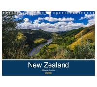 New Zealand - A bicycle adventure (Wall Calendar 2026 DIN A4 landscape), CALVENDO 12 Month Wall Calendar: Photos of a bicycle adventure across the North and South Island of New Zealand