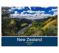 New Zealand - A bicycle adventure (Wall Calendar 2027 DIN A3 landscape), CALVENDO 12 Month Wall Calendar: Photos of a bicycle adventure across the North and South Island of New Zealand