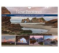 New Zealand, a photographic journey from North to South (Wall Calendar 2027 DIN A4 landscape), CALVENDO 12 Month Wall Calendar: Be enchanted with ... landscape of this world - New Zealand!