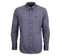 New Zealand Auckland Nza Hombre Camisa Regular Fit Azul Mínimo 25HN545 2612 Soft