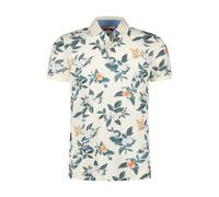 New Zealand Auckland Nza Polo Hombre Isamel Beige Verde Floral 25CN114 1114