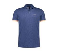 New Zealand Auckland Polo para hombre, 55% algodón, 45% poliéster, estampado decorativo, azul marino o azul marino, azul marino, XL