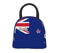 New Zealand Bandera Lunch Box Grande Lunch Bag Con Correa Ajustable Bolsa Térmica Aislada Porta Alimentos Reutilizable Para Escuela Adolescentes Meriendas