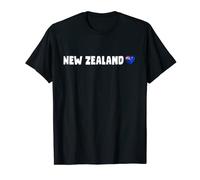 New Zealand Flag Heart Pride Shirt New Zealand Men Women Kid Camiseta