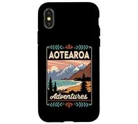 New Zealand NZ Mens Black Rugby Maorí Silver Fern Haka Carcasa para iPhone X/XS