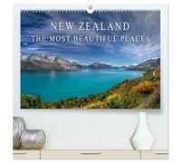 New Zealand - The most beautiful places (High Quality Premium Wall Calendar 2026 DIN A2 landscape),CALVENDO 12 Month Wall Calendar: Let yourself be ... by the magnificent landscapes of New Zealand.
