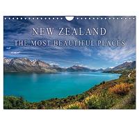 New Zealand - The most beautiful places (Wall Calendar 2026 DIN A4 landscape), CALVENDO 12 Month Wall Calendar: Let yourself be captivated by the magnificent landscapes of New Zealand.