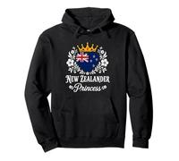 New Zealander Princess New Zealand Flag New Zealander Girl Sudadera con Capucha