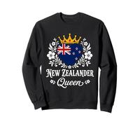 New Zealander Queen New Zealand Flag Proud Woman Sudadera