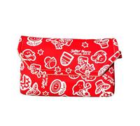New3DSXL - Bolsa de almacenamiento suave para consolas de mano 3DS New3DS XL/LL, 3DSXL 3DSLL, gran capacidad artesanal Mario Edition, impermeable, portátil, bolsillo a presión