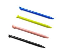 New3DSXL - Lápiz capacitivo extra resistente para consola de mano 3DS XL LL 3DSXL 3DSLL, lápiz de pantalla táctil de plástico, negro, rosa, verde claro, azul, accesorios