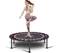 Newan Mini Cama elástica silenciosa de 40 Pulgadas, trampolín de Fitness, rebotador, Entrenamiento Cardiovascular para Adultos, límite máximo de 330 Libras