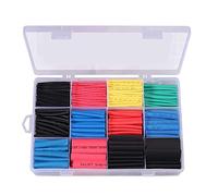 Newaner 560 piezas Kit de tubo termorretráctil con caja, 2: 1, surtido de cables de alambre, de aislamiento eléctrico (5 colores / 12 tamaños)