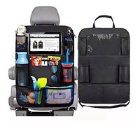 Newaner Organizadores para Coche llevar multibolsillos tela oxford evitar patadas asiento trasero del coche organizador grande,12 pulgadas iPad/bolsillo, lorganizador asiento coche niños(1 pieza)