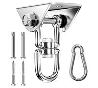Newaner Pesada Gancho de Techo acero inoxidable 450 kg Capacidad de carga 360 ° Rotación, anclaje pared con fijación de tornillo para silla colgante, Columpio, Yoga, Saco de boxeo, Hamaca