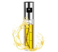 Newaner Pulverizador Aceite, 100ML Spray Aceite Cocina con Escala, Botella transparente de aceite o vinagre recargable, Adecuado para cocinar, asar a la parrilla, hornear, pasta, ensaladas