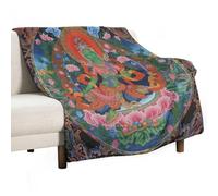 Newari - Póster de la diosa verde Tara budista - Lienzo decorativo para pared, póster decorativo moderno para el hogar, obras de arte, pósteres de 178 x 203 cm