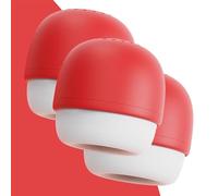 Newbeew 6-Layer Deep Purification Faucet Filter, Multi-Layer Deep Purification Faucet Water Filter, Faucets Filters for Kitchen Sink, Compact Adaptive Fit Small, For Sink Faucets (Red,#3PCS)