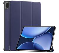 Newbillion Funda compatible con OnePlus Pad3/OnePlus Pad2 Pro de 13.2 pulgadas 2025, funda trasera dura delgada con soporte triple y función de encendido y apagado automático, color azul