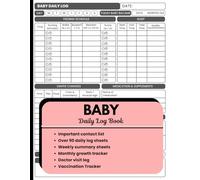 Newborn Baby Daily Logbook | Baby Care Planner with Daily Logs, Weekly Summaries, Vaccination & Doctor Visit Log: Track Daily Activities, Nursing, ... | Gift For New Parents, Baby Shower, Nanny