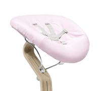 Newborn Set Stokke Nomi, Blanco/Gris rosa - Incluye un arnés de seguridad de 5 puntos y una tela reversible y lavable - Para todas las Sillas Nomi