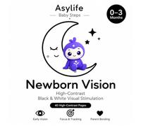 Newborn Vision: High-Contrast Black & White Visual Stimulation (ASYLIFE Baby Steps)