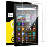 NEW'C 2 Piezas, Protector Pantalla para Amazon Fire HD 8, HD 8 Plus (2022/2020 12ª/10ª Generación) Cristal templado, Sin Burbujas, Dureza 9H, 0.33 mm Ultra Transparente, Ultra Resistente