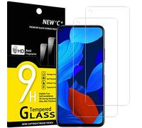 NEW'C 2 Piezas, Protector Pantalla para Huawei Nova 5T, Cristal templado Antiarañazos, Antihuellas, Sin Burbujas, Dureza 9H, 0.33 mm Ultra Transparente, Ultra Resistente