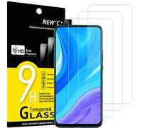NEW'C 2 Piezas, Protector Pantalla para Huawei Y9 Prime 2019, Enjoy 10 Plus, Cristal templado Antiarañazos, Antihuellas, Sin Burbujas, Dureza 9H, 0.33 mm Ultra Transparente, Ultra Resistente