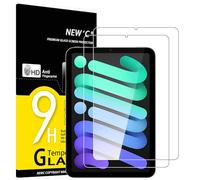 NEW'C 2 Piezas, Protector Pantalla para iPad mini 7 (A17 Pro, Modelo 2024, 7.ª Generación) / mini 6 (Modelo 2021, 6.ª Generación), 8,3 Pulgadas, Antiarañazos, Cristal Templado Ultra Resistente