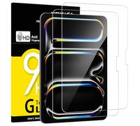 NEW'C 2 Piezas, Protector Pantalla para iPad Pro 11 Pulgadas M4 (2024), Antiarañazos, Cristal Templado Ultra Resistente