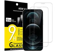 NEW'C 2 Piezas, Protector Pantalla para iPhone 12 Pro MAX (6,7 Pulgadas), Cristal templado Antiarañazos, Antihuellas, Sin Burbujas, Dureza 9H, 0.33 mm Ultra Transparente, Ultra Resistente