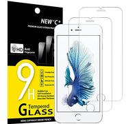 NEW'C 2 Piezas, Protector Pantalla para iPhone 6 Plus y iPhone 6s Plus, Cristal templado Antiarañazos, Antihuellas, Sin Burbujas, Dureza 9H, 0.33 mm Ultra Transparente, Ultra Resistente