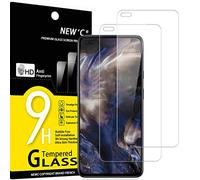 NEW'C 2 Piezas, Protector Pantalla para OnePlus Nord, Cristal templado Antiarañazos, Antihuellas, Sin Burbujas, Dureza 9H, 0.33 mm Ultra Transparente, Ultra Resistente