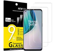 NEW'C 2 Piezas, Protector Pantalla para OnePlus Nord N10 5G, Cristal templado Antiarañazos, Antihuellas, Sin Burbujas, Dureza 9H, 0.33 mm Ultra Transparente, Ultra Resistente