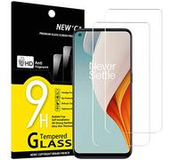 NEW'C 2 Piezas, Protector Pantalla para OnePlus Nord N100, Cristal templado Antiarañazos, Antihuellas, Sin Burbujas, Dureza 9H, 0.33 mm Ultra Transparente, Ultra Resistente