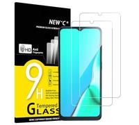 NEW'C 2 Piezas, Protector Pantalla para OPPO A9 2020, OPPO A5 2020, Cristal Templado Antiarañazos, Antihuellas, Sin Burbujas, Dureza 9H, 0.33 mm Ultra Transparente, Ultra Resistente
